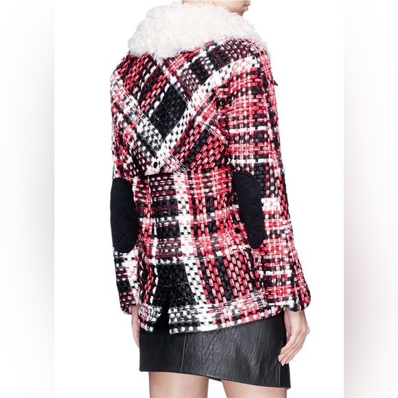 RAG & BONE
Antoine Weave Lamb Shearling-Trimmed Plaid Jacket - Picture 14 of 17